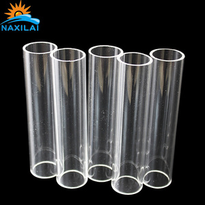 Naxilai PMMA Extrusion Pipe Acrylic Tubes of Different Size 6" clear cast solid acrylic candy dispenser led tube bending