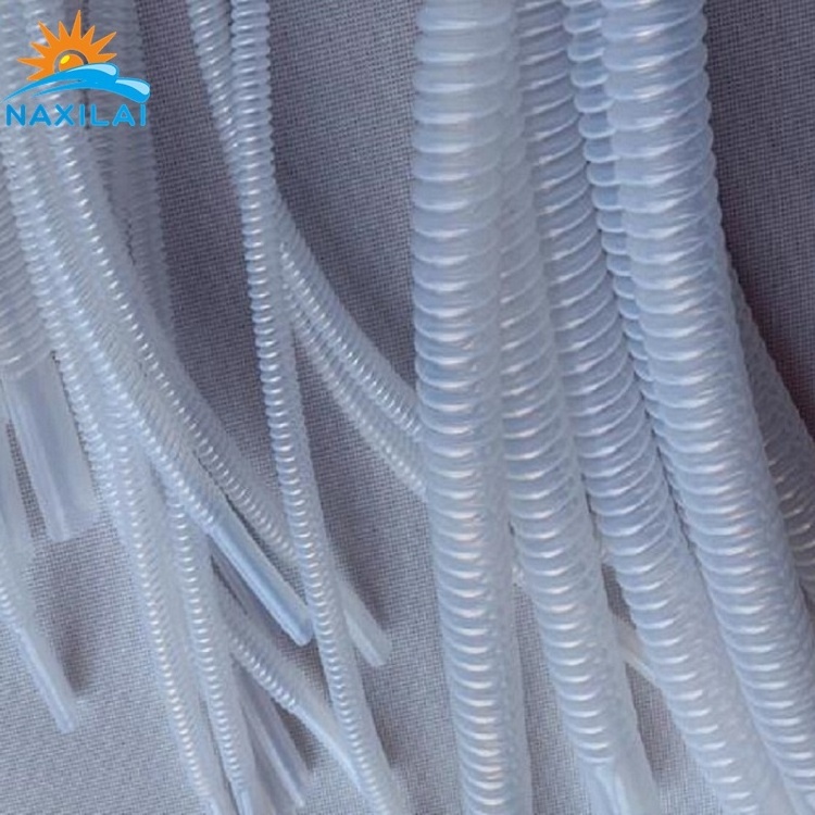 NAXILAI PTFE FEP PFA Corrugate pipe Manufacturer,PTFE corrugated tube,PTFE corrugated tubing