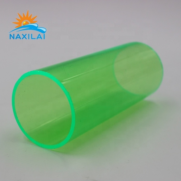 Naxilai acrylic cut to size plastic 30mm 40mm 60mm transparent pipe 2mm 3mm orange red green blue  extruded colored acrylic tube