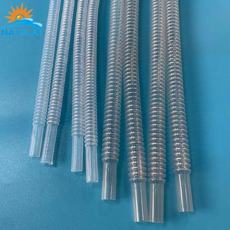 NAXILAI PTFE pfa tube/fep tube/fep convoluted corruugated pipe PTFE tubing ptfe bellows