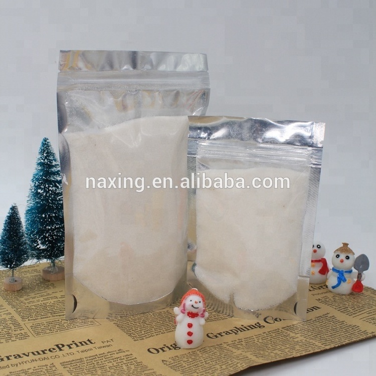 Nontoxic & biodegradable fluffy instant decorative snow for Festival decoration slime