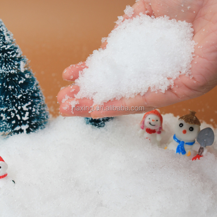 Instant Snow Powder Artificial Snow Perfect for Christmas Tree Decoration Village Displays for Holiday Winter Crafts Snow Play