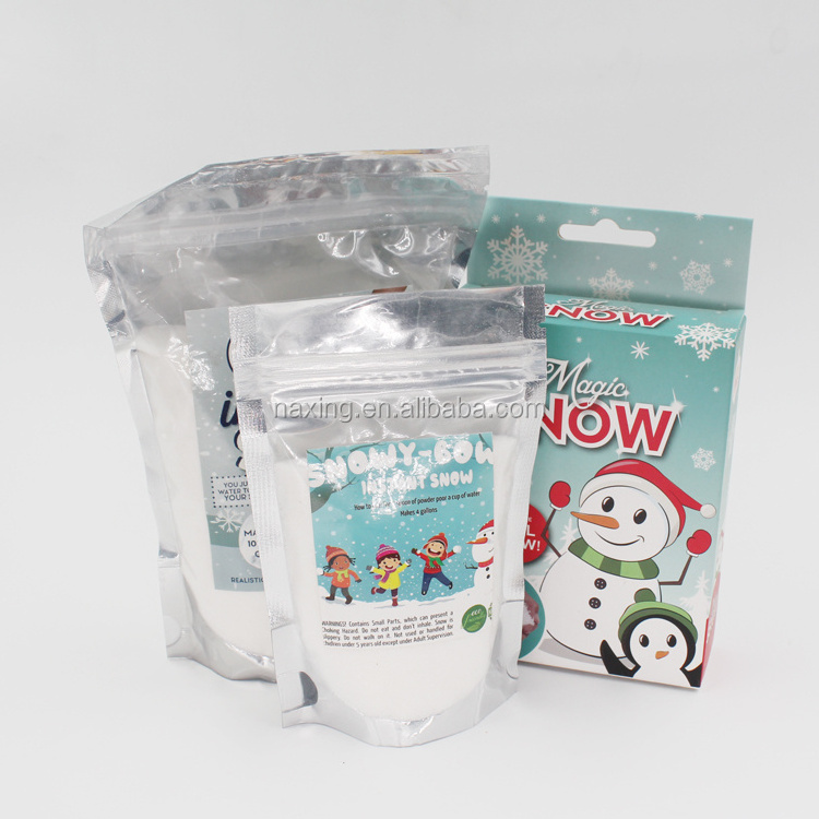 Wholesale amazo ebuy Novelty instant snow powder artifical snow for Outdoor christmas tree decoration