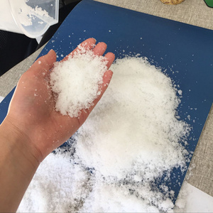 magic simulated white christmas instant artificial Super absorbent polymer snow white powder for slime kids