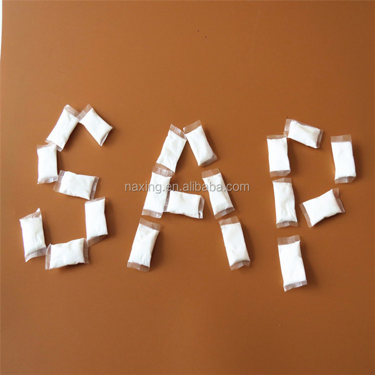 China factory price Sodium polyacrylate SAP sachet super absorbent polymer for Vomit bag urine bag