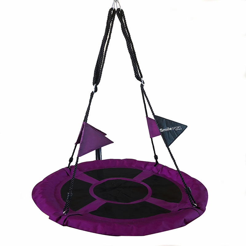 Popular Easy Assemble Kids Climbing Hanging Outdoor Garden Tree Swing With Rope Saucer swing chair