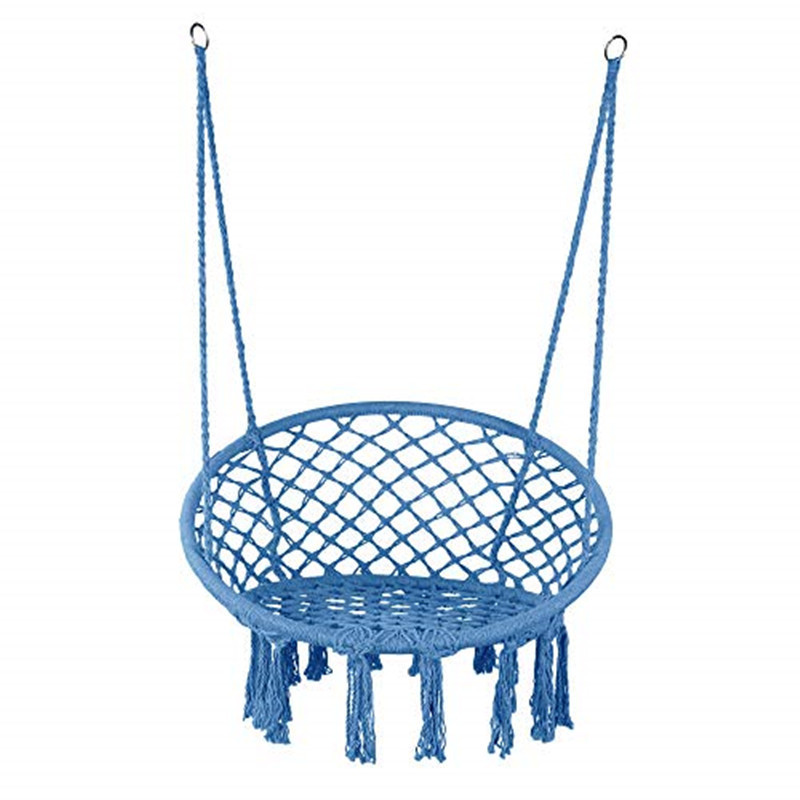 Macrame hanging chair macrame hammock chair  macrame cotton rope hammock swing chair