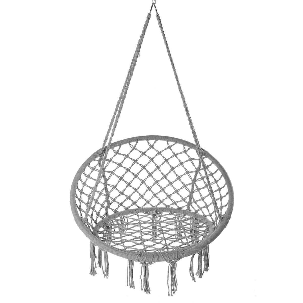 Macrame hanging chair macrame hammock chair  macrame cotton rope hammock swing chair