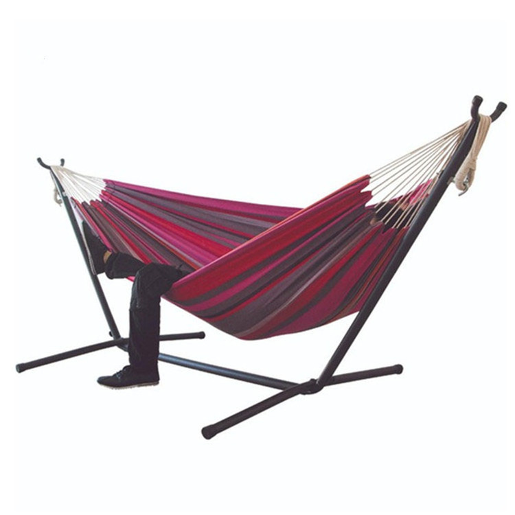 Portable Parachute Hammock Brazilian Beach Canvas Folding Hammock With Tree Straps