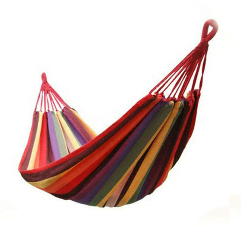 Portable Parachute Hammock Brazilian Beach Canvas Folding Hammock With Tree Straps