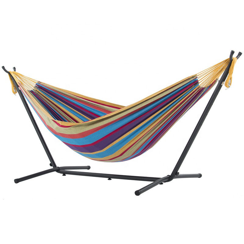 Portable Parachute Hammock Brazilian Beach Canvas Folding Hammock With Tree Straps