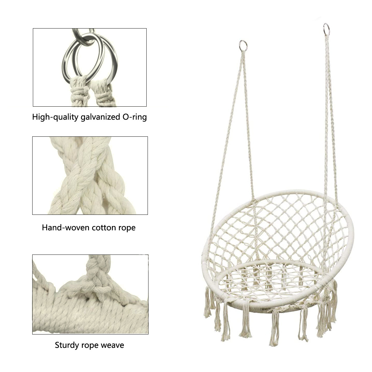 hanging chair  swings outdoor swing chair macrame swing chair