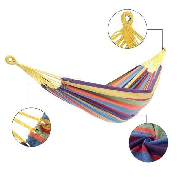 Camping hammock Tree hammock 2 person hanging rope swing Hammock