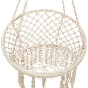 High quality Cotton Rope Macrame swing chair Round Big Hamock Hanging Seat Dormitory Hammock