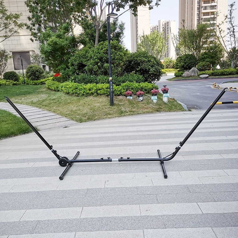 Adjustable Stand Outdoor Garden and Patio Steel Frame Stand Folding Portable Hammock Stand