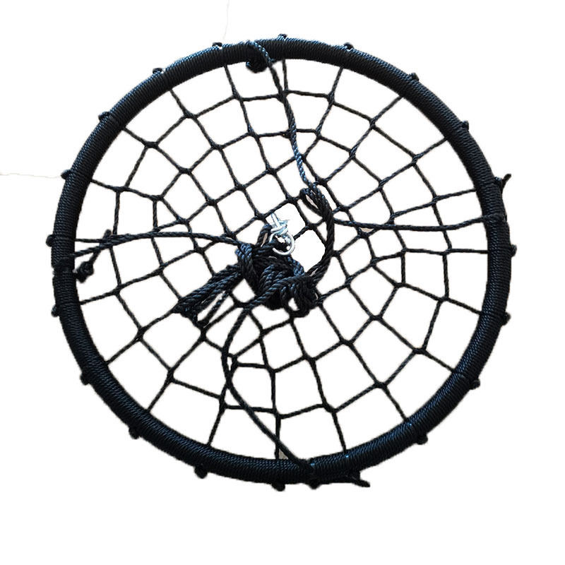 39 inch Spider Web Tree Swing Outdoor Saucer Net Swing Platform  Backyard Round Flying Swing