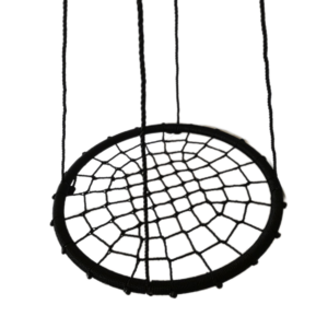 39 inch Spider Web Tree Swing Outdoor Saucer Net Swing Platform  Backyard Round Flying Swing