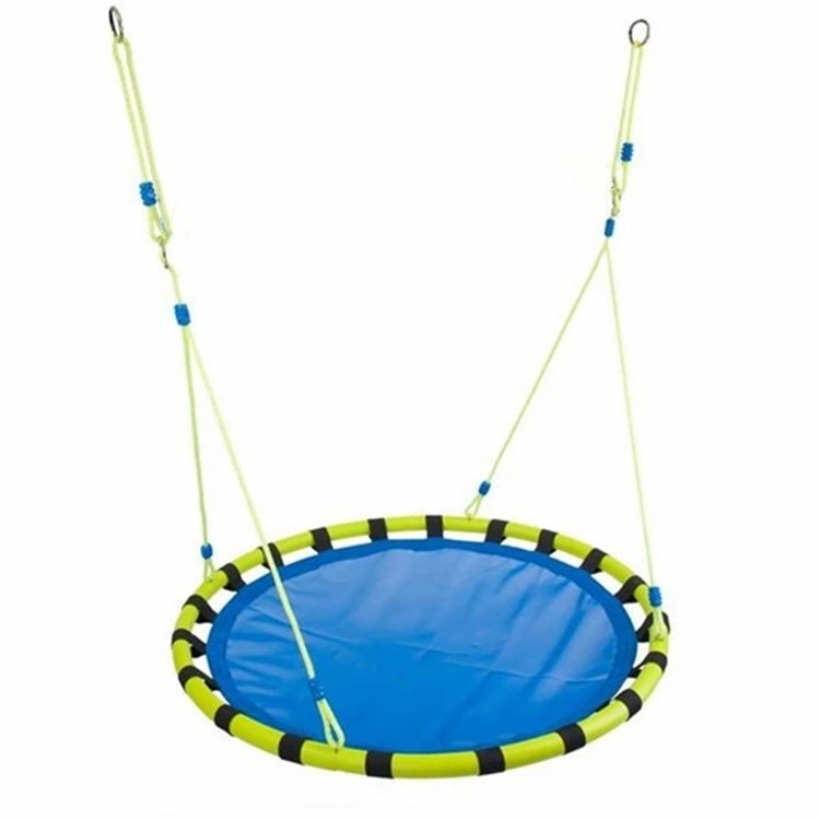 4 Seater Swing Chair Orbit Round Cloth Fabric Rope Outside Tree Swing For Kids