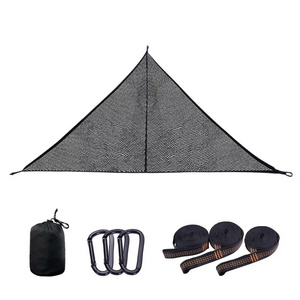 Triangle high-strength material hanging bed tent portable outdoor hammock ultra-light multi-person heavy camping hammock