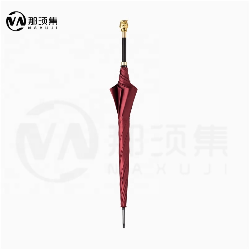 Long Handle Women walking stick Rain Reinforced Large Wind Resistant Umbrella Manual Luxury Cane Samurai Shade Umbrellas