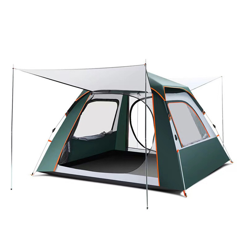 Outdoor Waterproof 3-4 person camping Hiking  Beach Folding Automatic Popup Instant Camping Tent