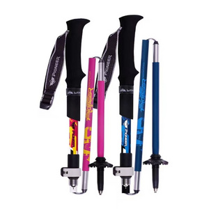 Folding 230g Ultralight Quick Lock Trekking Poles Carbon Fiber Walking Stick Climbing Stick