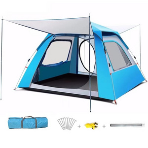 Outdoor Waterproof 3-4 person camping Hiking  Beach Folding Automatic Popup Instant Camping Tent