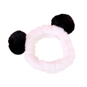 cartoon candy color flannel wide headband lady skincare hairband  cute hair bands  brim headband hair band spa panda headband