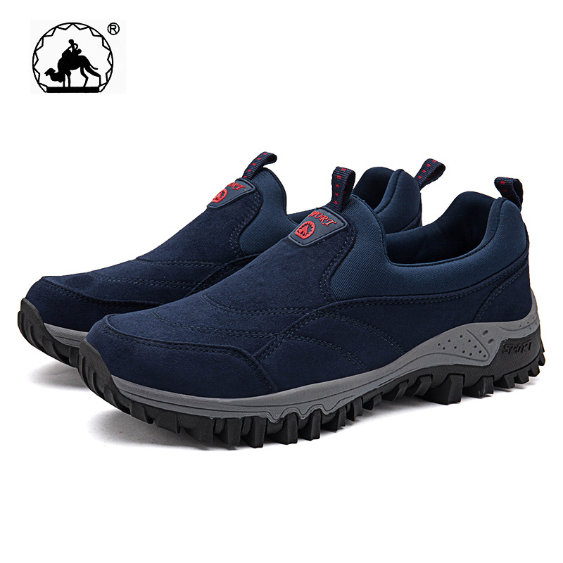 Wholesale Mens Sneakers Hiking Shoes Outdoor Trekking Mountain Climbing No tie Sports Shoes Large Size For Men