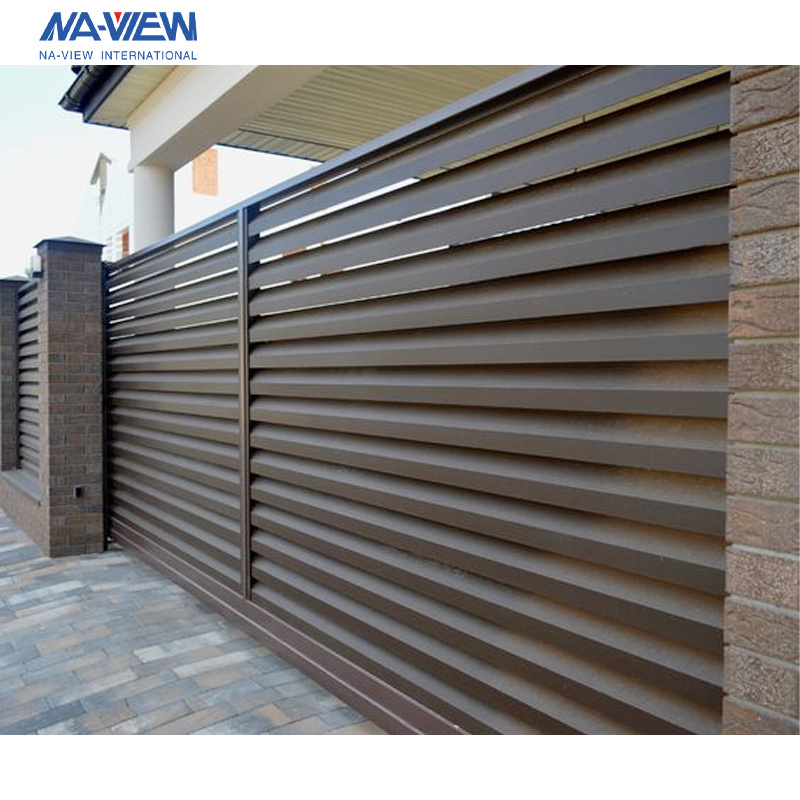 Customized Residential shutters Fence Wall Panels Aluminum Privacy Outdoor aluminium louver Fence Panel