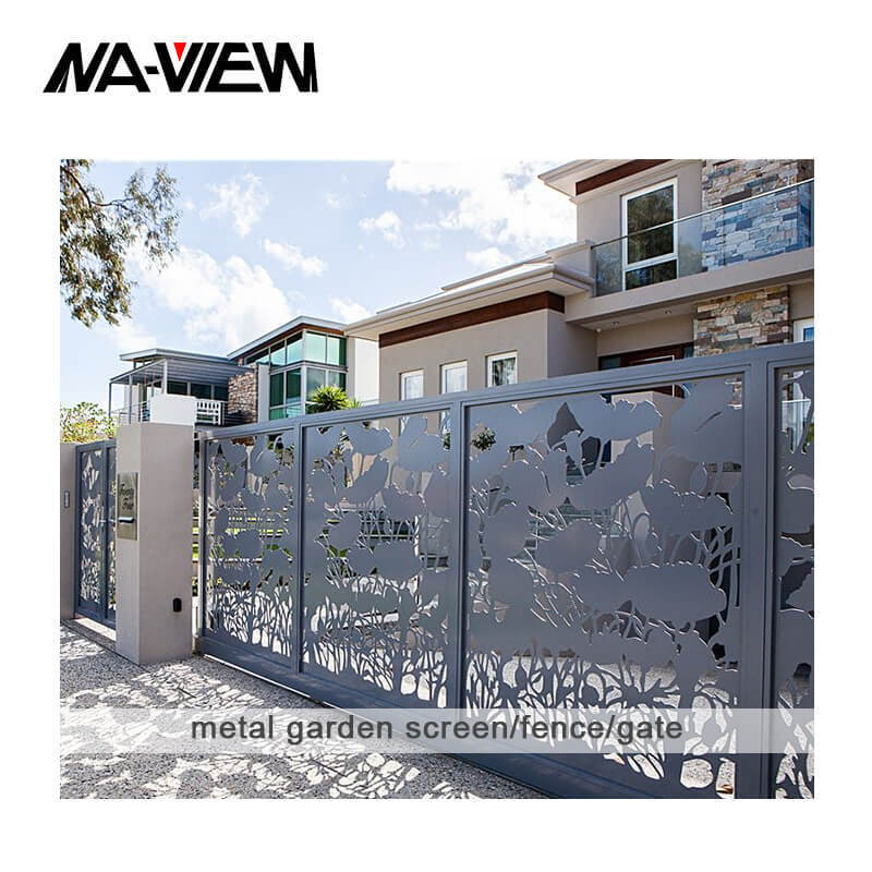 Tall Metal Steel Pool Plate Wall Fence