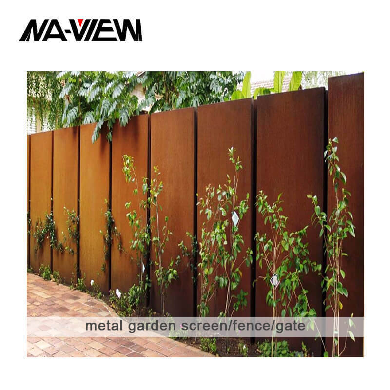 Tall Metal Steel Pool Plate Wall Fence