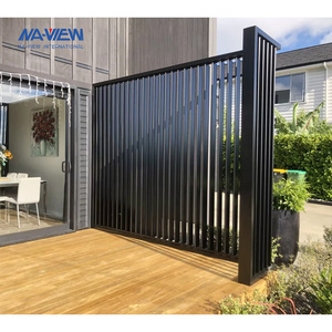 Customized Residential shutters Fence Wall Panels Aluminum Privacy Outdoor aluminium louver Fence Panel