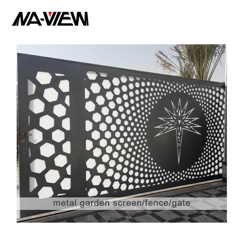 Tall Metal Steel Pool Plate Wall Fence