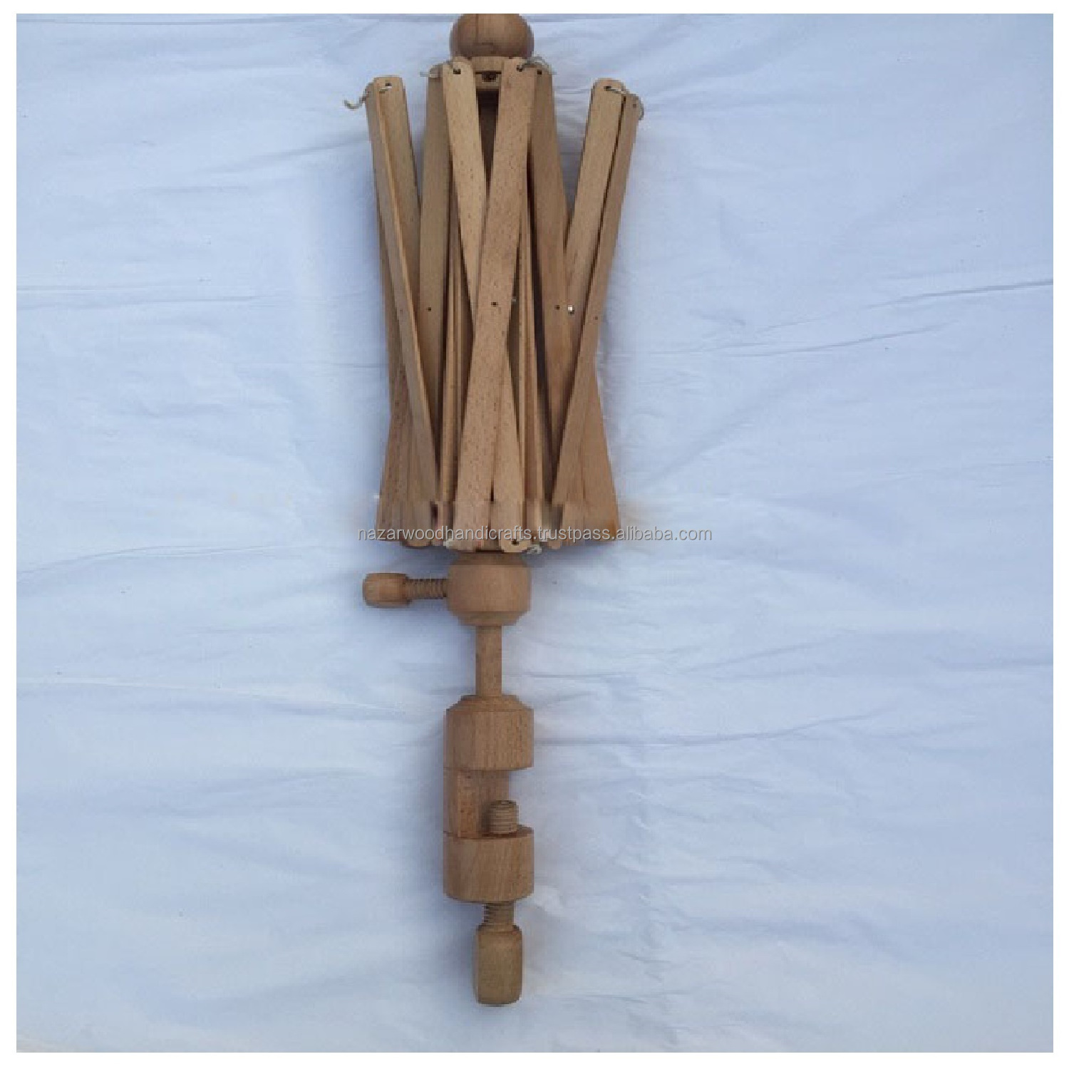 WOOD HANDICRAFTS UMBRELLA LOOK YARN SWIFTS WOODEN ITEM