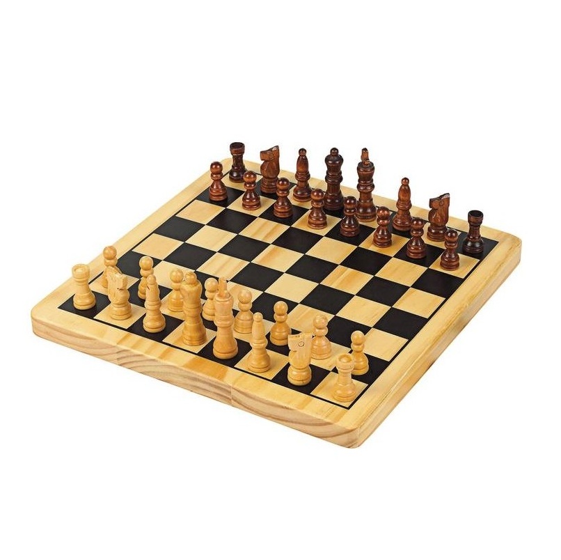 International Chess Game Large Size Garden Chess Game with latest design and Magnetic Plastic Chess Pieces at cheap prize