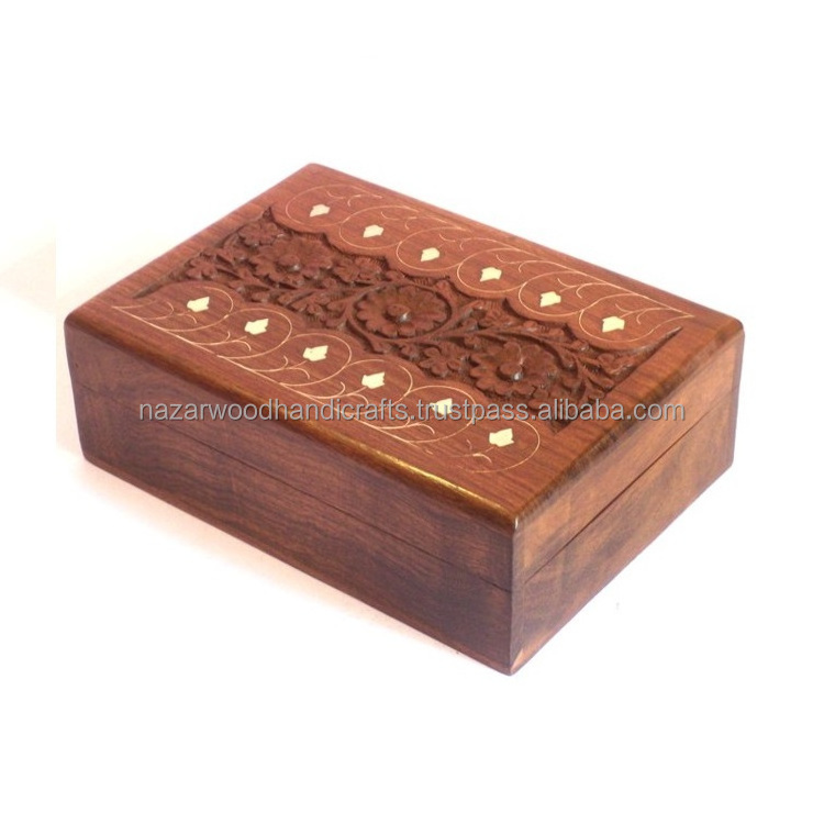 Latest Trending Indian Handicraft Antique Wooden wholesale mini box wooden trinket box good price item