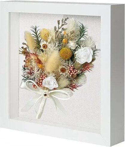 Factory direct sales wood frames wall picture bulk shadow boxes dried flower photo frame