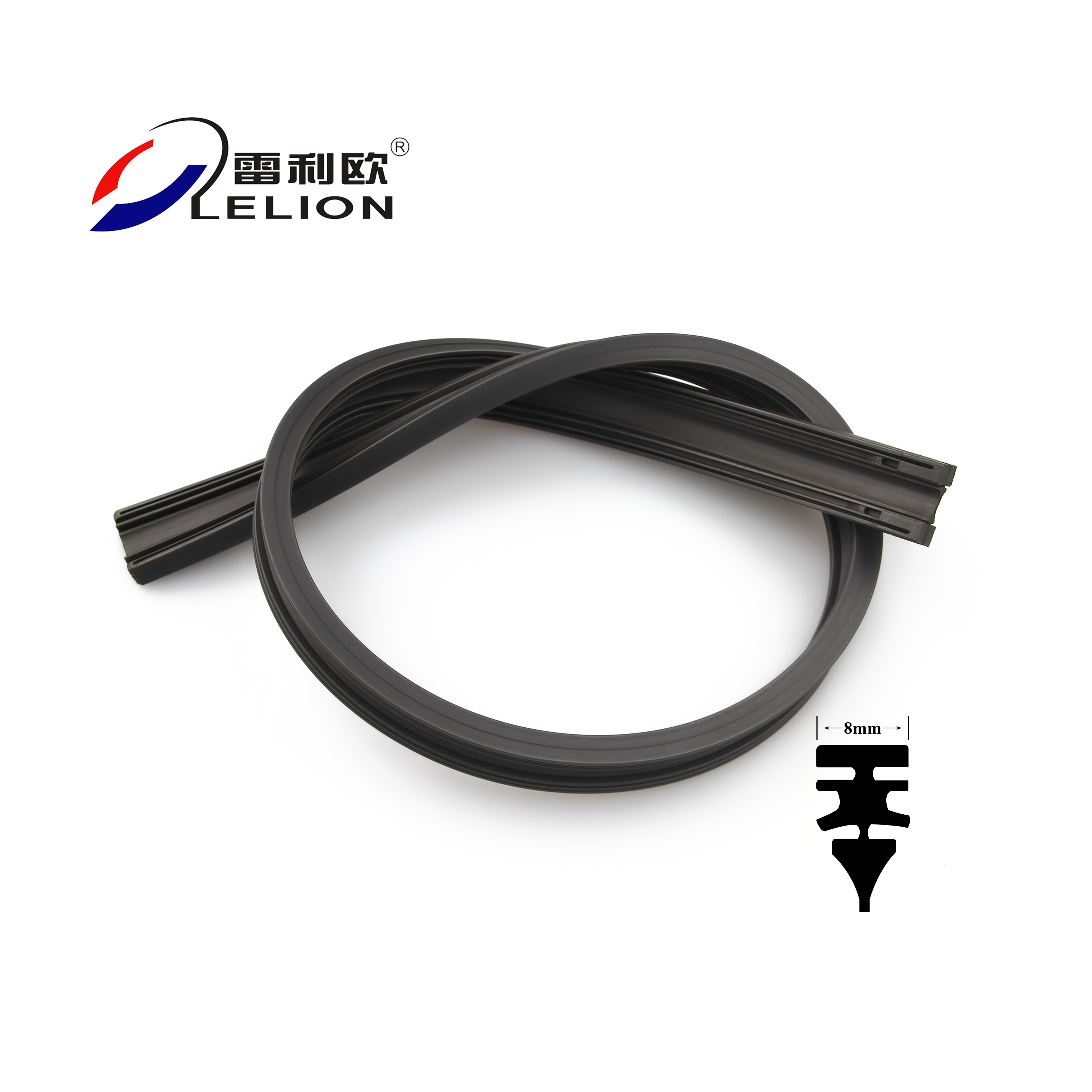 LELION Silicone rubber refill wiper blade wholesale factory car windshield wiper blade 28 inch natural rubber refill strips