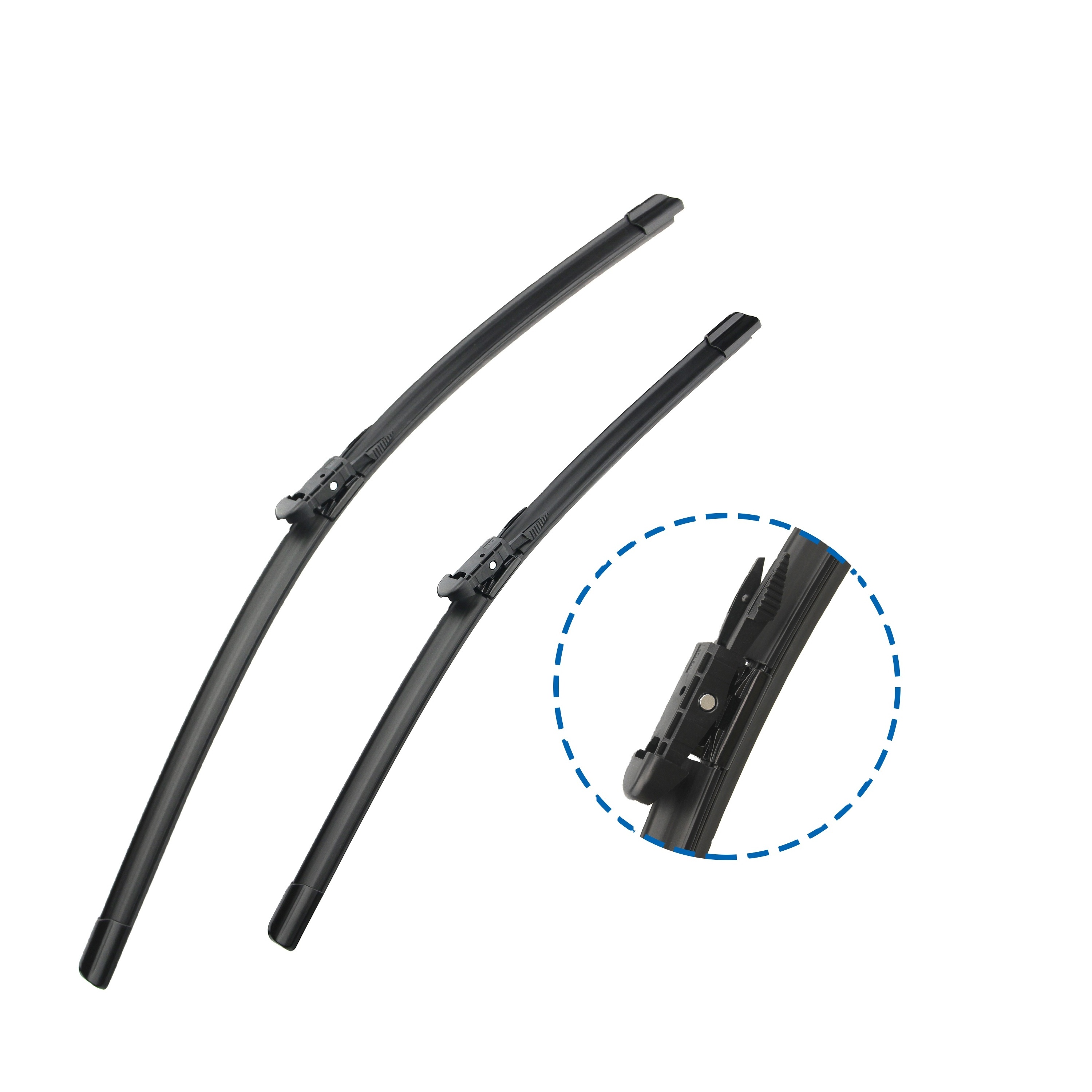 LELION Wipers car Windshield Clean Silicone wiper 24+19 Inches Wiper Blades for For PEUGEOT 307 CC