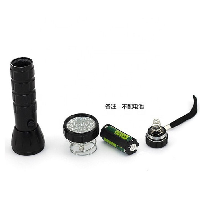 High quality 28 LED 395NM UV Blacklight Portable UV Scorpion Flashlight Super Bright Detection UV Torch Light