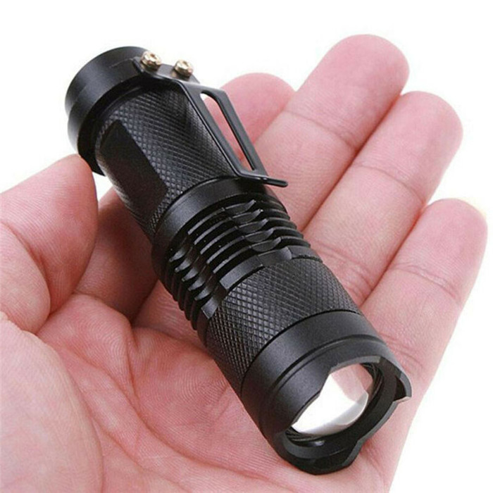 Mini Portable Zoomable 395nm UV LED Scorpion Flashlight Portable Ultraviolet Detecting Torch Light