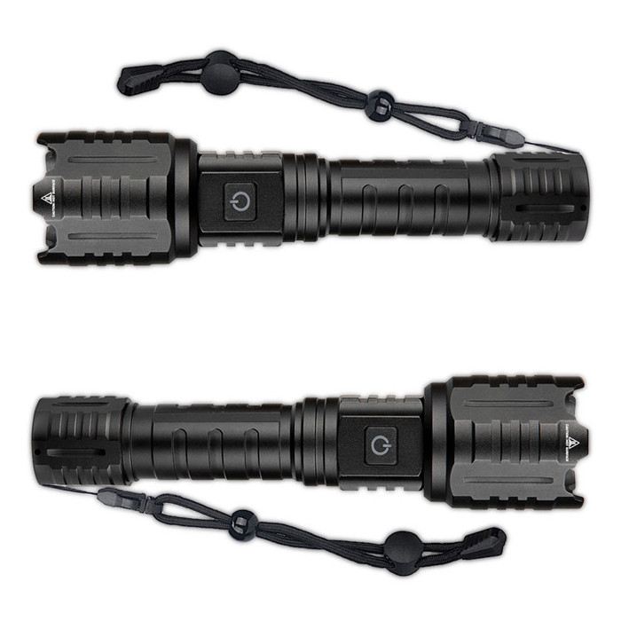 Powerful 2000lumens White Laser LEP Flashlight Long Rang 30W Rechargeable tactical LED Zoomable Torch Lights