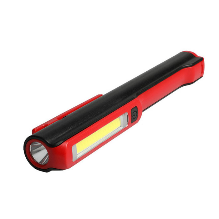 Mini Portable Pen LED Light Rechargeable COB pocket Clip LED Work Light Flashlights with Magnetic base