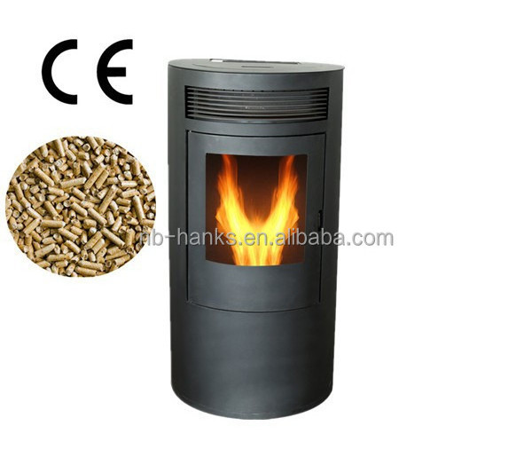 smokeless indoor using wood pellet biomass stove with remote control