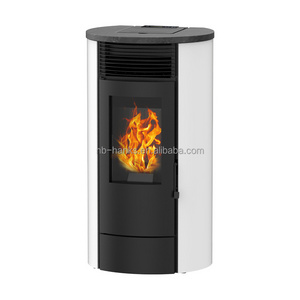 13 KW NB-PHR  Modern Steel & Iron Pellet Fireplace Stove Indoor Use with WIFI Control  for Apartments & Hotels