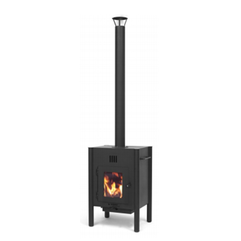 PHA  Black Wood Burning Stove Patio Heater Outdoor Garden Heater Fireplace in Lawn Garden Backyard for Heating Warmth