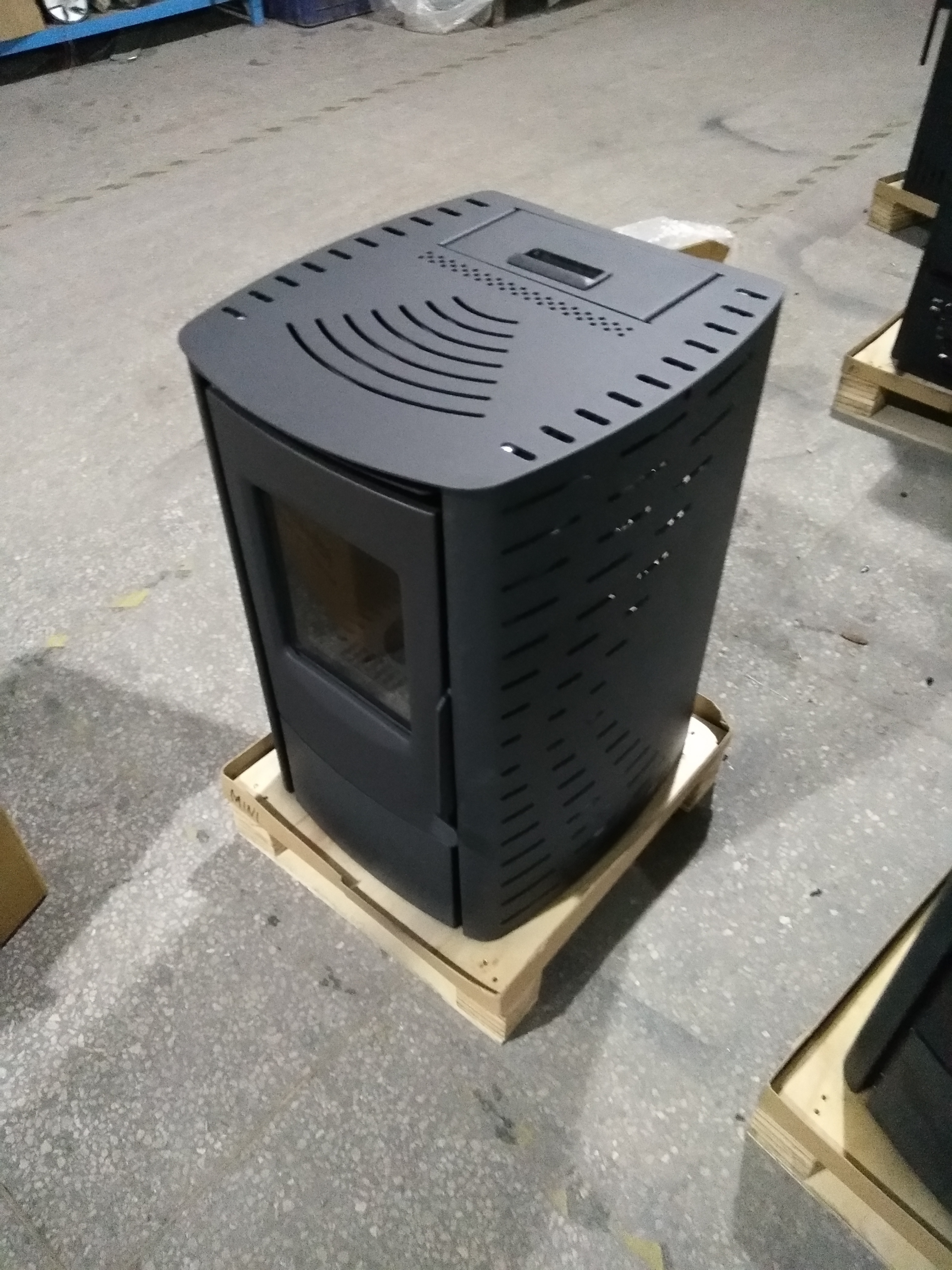 6kw modern portable wood burning pellet stove