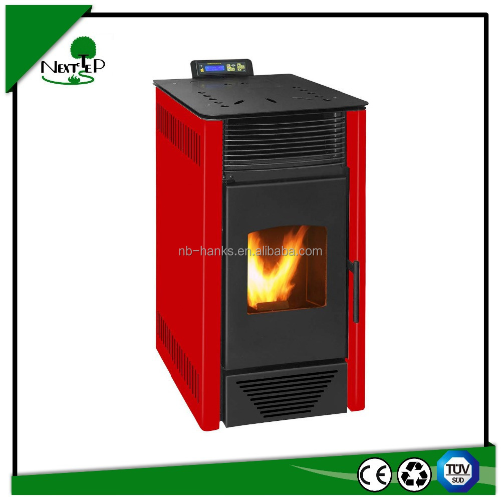 indour using best-selling wood pellet stove heater with remote control