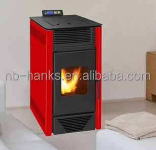 indour using best-selling wood pellet stove heater with remote control